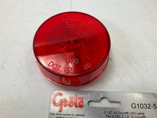 Grote G1032-5 Hi Count Red 2-1/2'' LED Clearance Light Lamp
