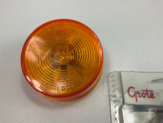 Grote G1033-5 Hi Count 2-1/2'' Round LED Clearance Marker Light Lamp, Amber