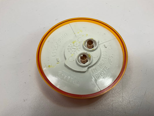 Grote G1033-5 Hi Count 2-1/2'' Round LED Clearance Marker Light Lamp, Amber