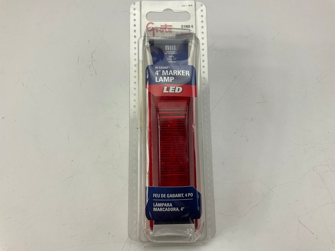 Grote G1902-5 Hi Count Red 3-Diode LED Clearance Marker Light Lamp