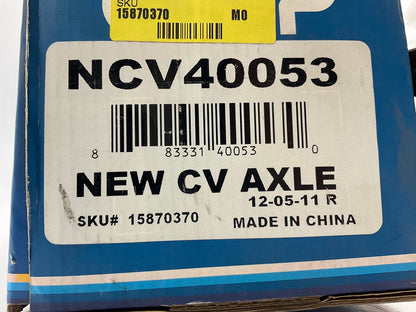 NEW GSP NCV40053 Front CV Axle - 1998-2001 Honda Passport, 98-00 Amigo, Rodeo