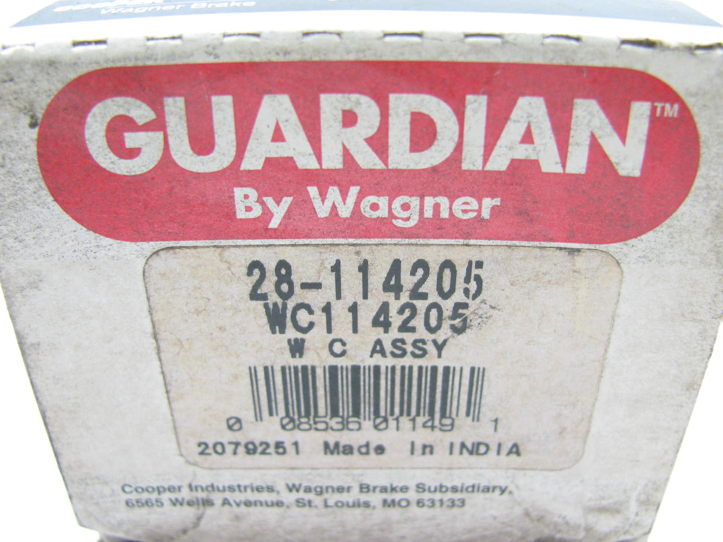 Guardian 28-114205 REAR Wheel Cylinder For 86-89 Nissan D21 87-88 Pathfinder