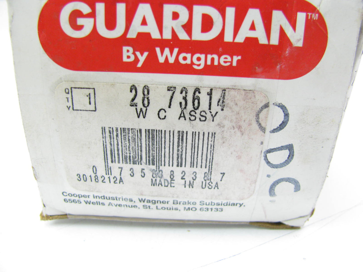 Guardian 28-73614 Drum Brake Wheel Cylinder - Rear Right