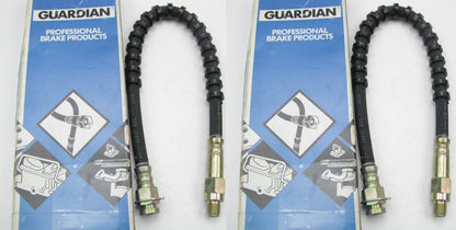 (2) Guardian 31-80013 Brake Hydraulic Hose - Front Left / Right - PAIR