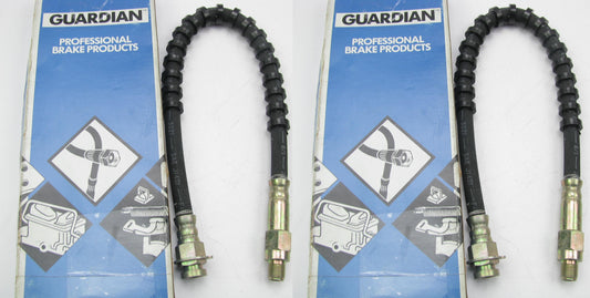 (2) Guardian 31-80013 Brake Hydraulic Hose - Front Left / Right - PAIR