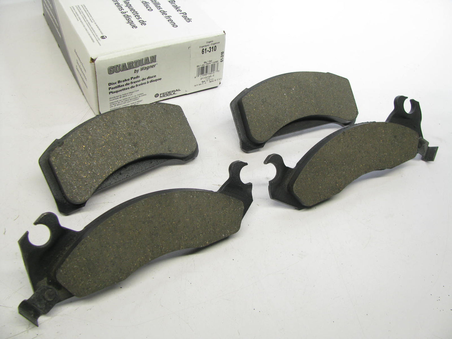 Guardian 61310 D310 Front Disc Brake Pads For 1983-1990 Mustang 1983-1986 Capri