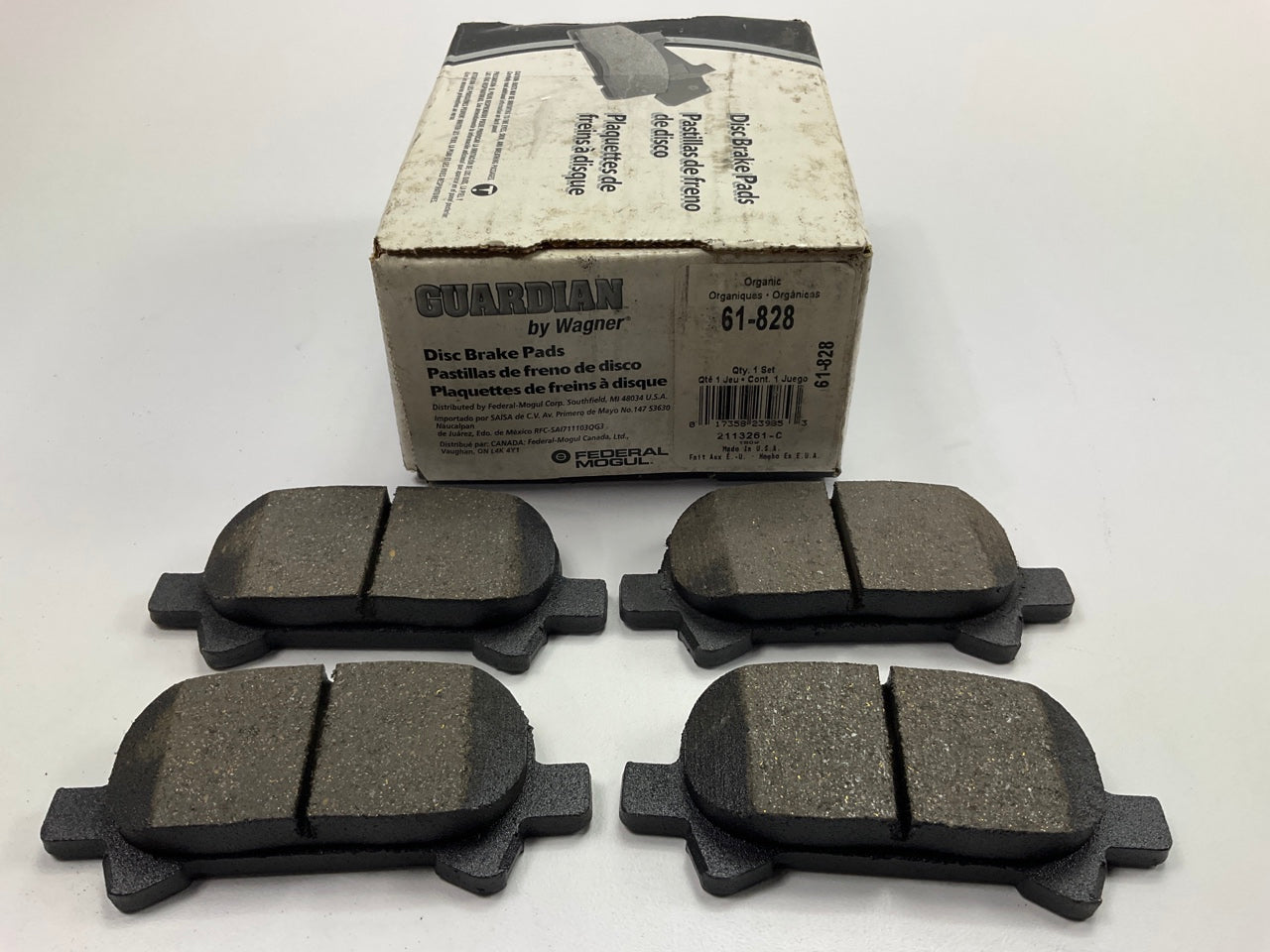 Guardian 61-828 Rear Disc Brake Pads