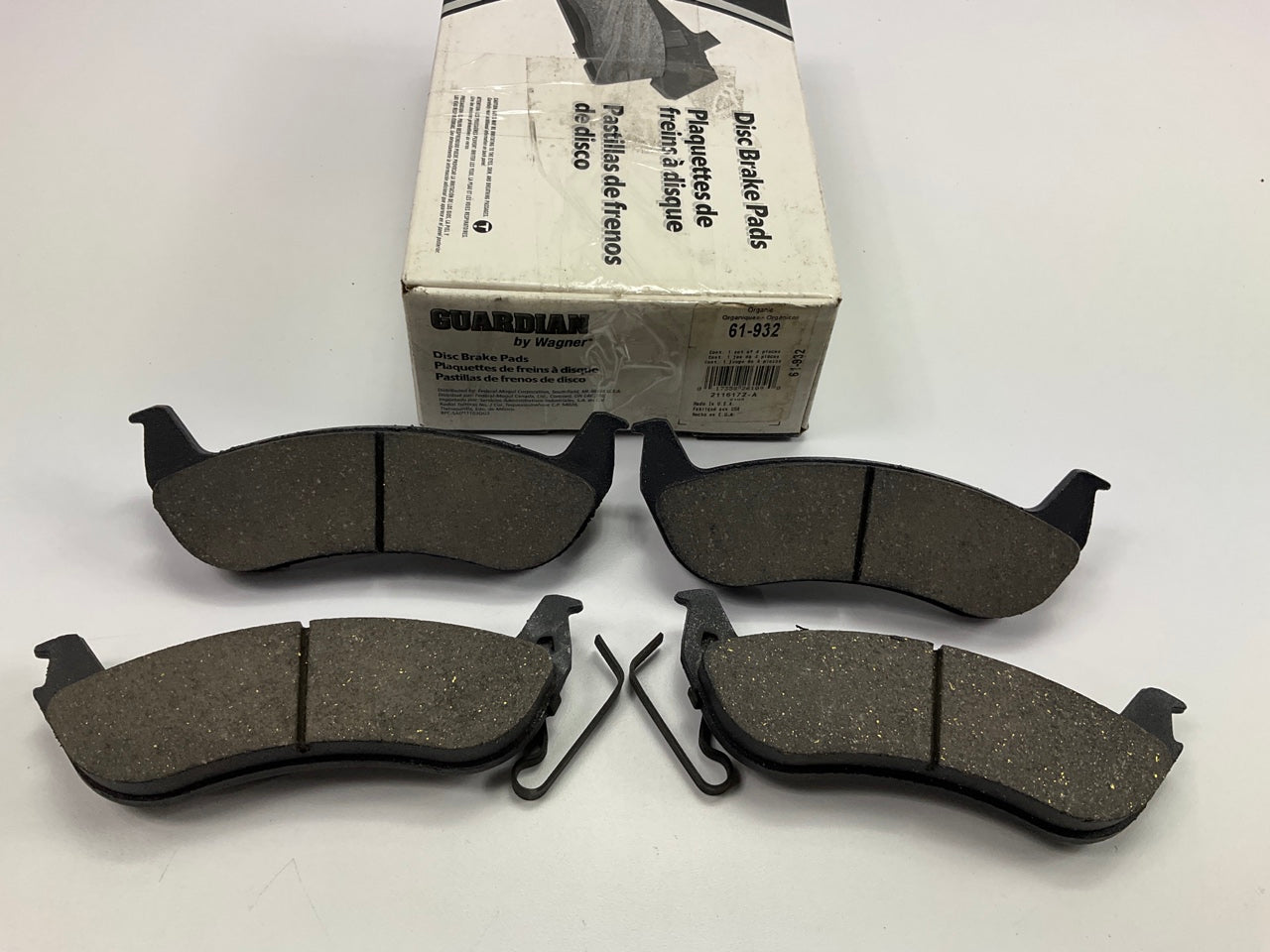 Guardian 61-932 Rear Semi-Metallic Disc Brake Pads