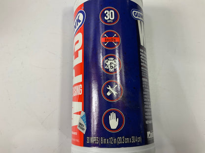 (5) CANS - Gunk EDW30 Degreaser Cleaning Wipes, 30 Wipes In Each Can