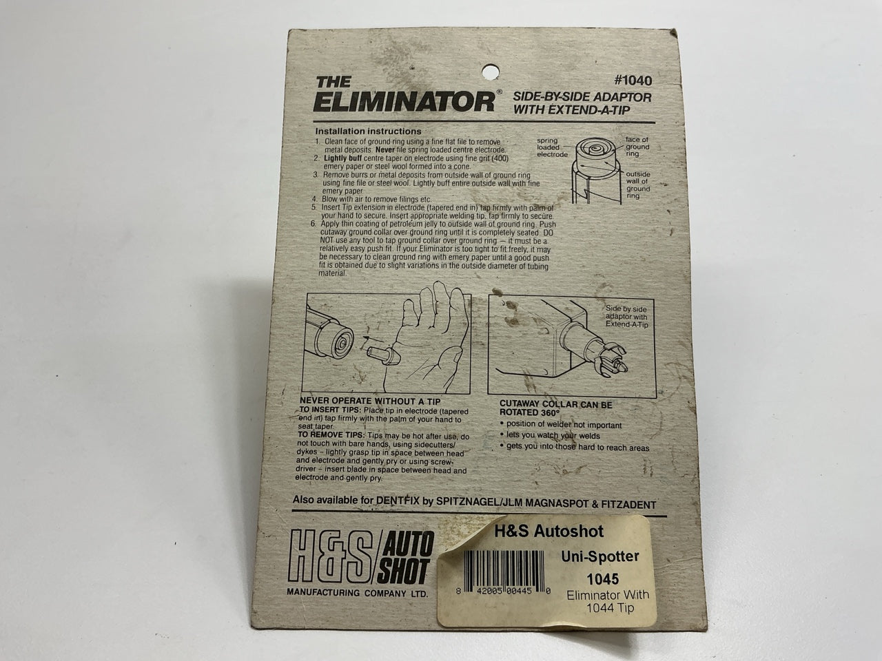HS Auto Shot 1045 Eliminator Side-by-Side Adapter Kit With Stud Ease Technology