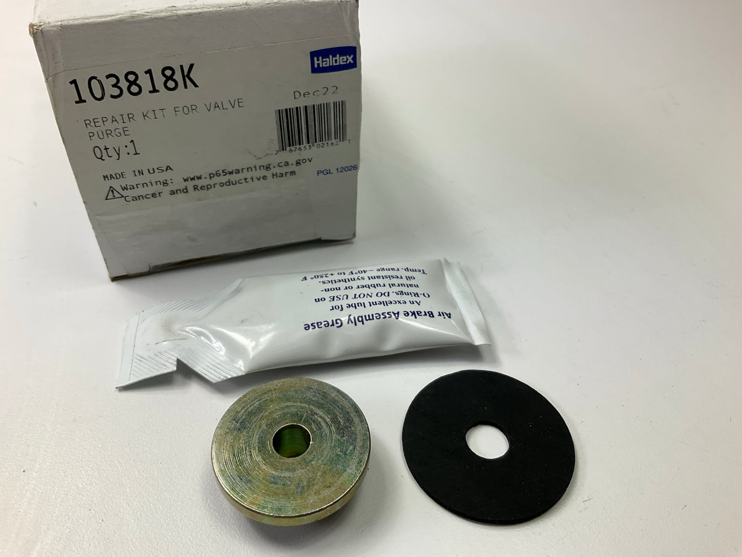 Haldex 103818K Purge Valve Repair Kit For AD-4 Air Dryer