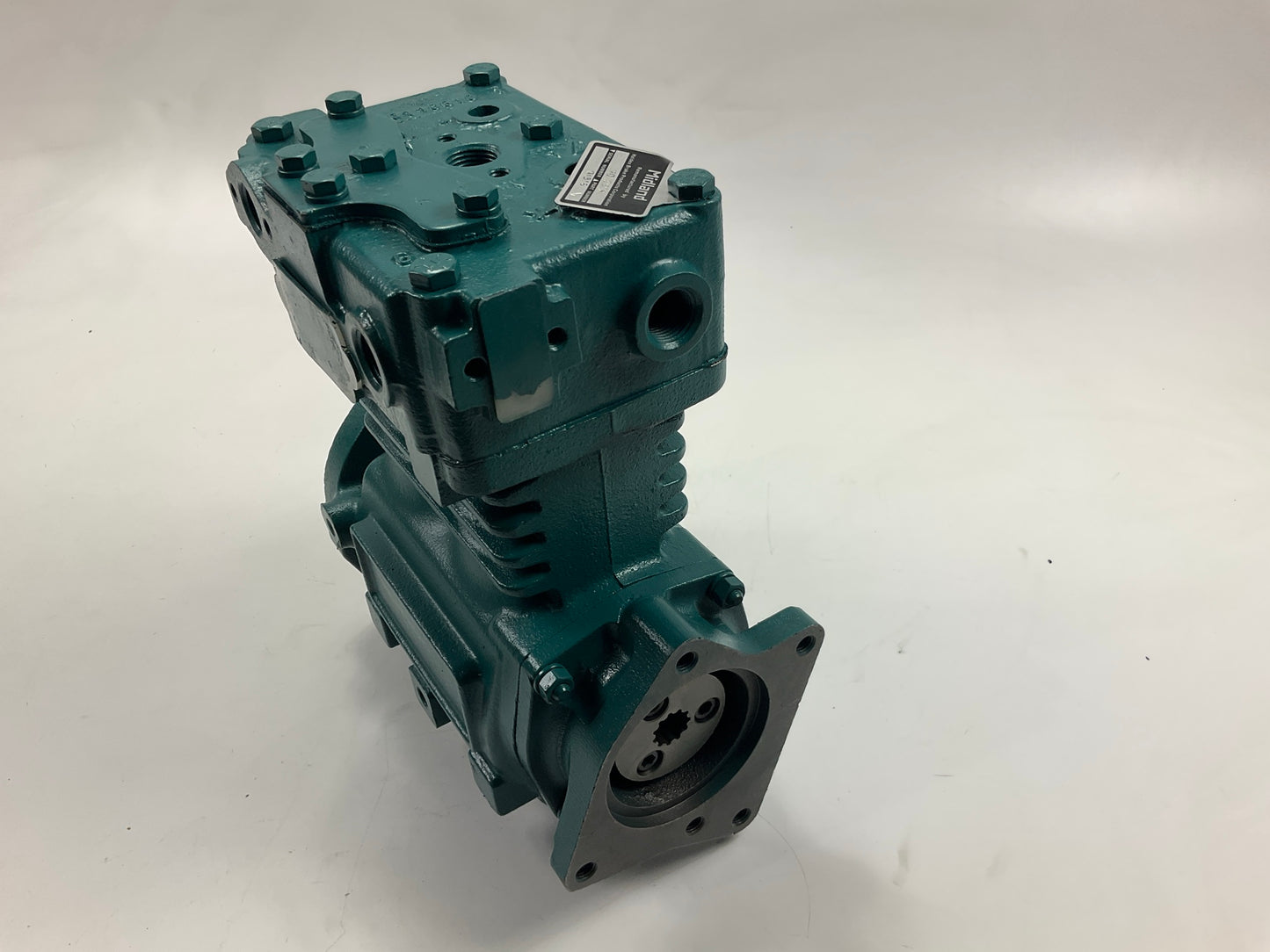 REMAN. Haldex 107981X Air Brake Compressor TF550 For CAT 3116, 31.5 Deg Tilt