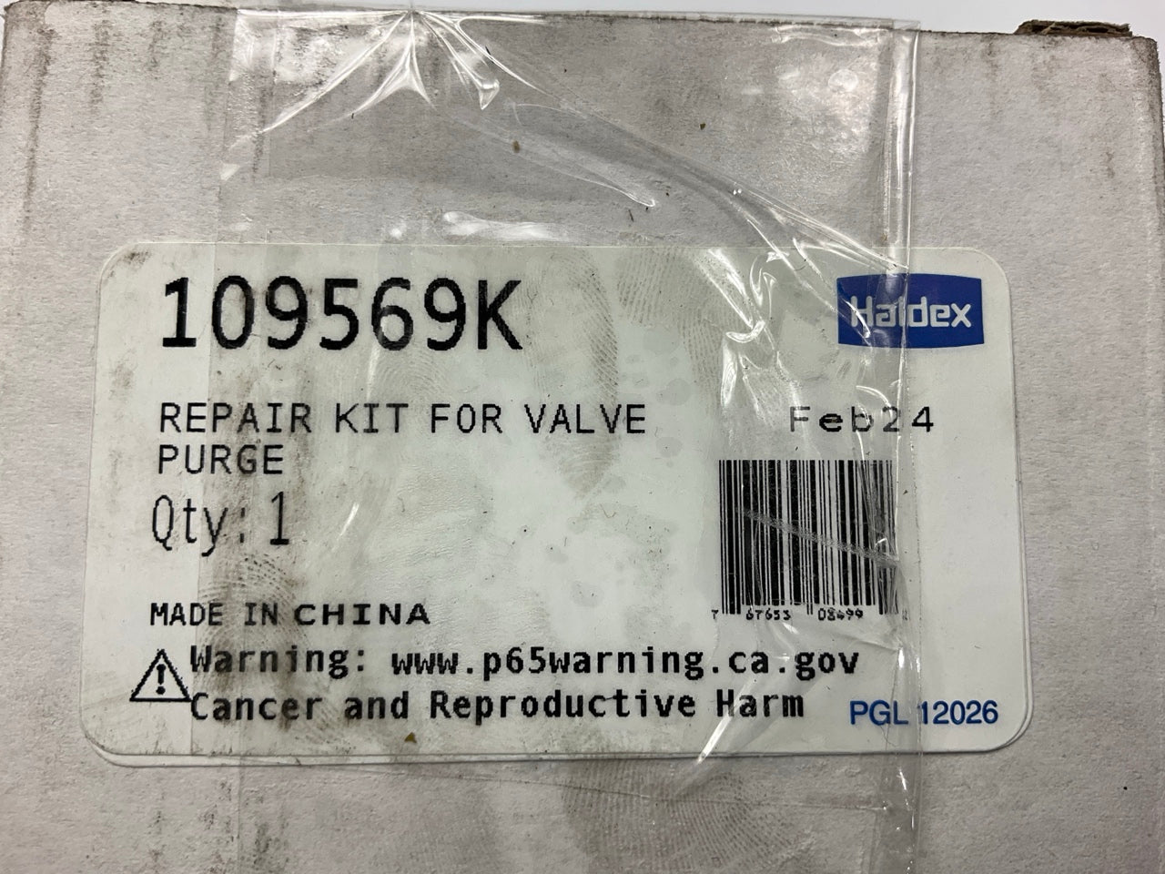 Haldex 109569K Purge Valve And Heater / Thermostat Repair Kit For AD-9 Air Dryer