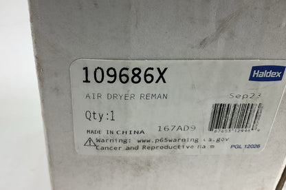 Haldex 109686X Air Brake Dryer Valve Kit - 12V, For Use With Bendix AD-9 Dryer