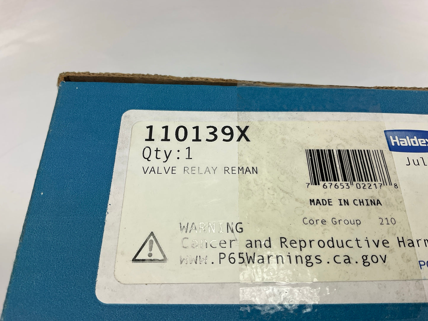Reman Hadlex 110139X Relay Service Brake Valve 4 Port, NON-ABS, 1:1.5 RATIO