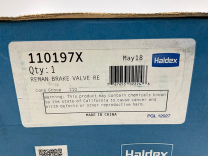 REMAN. Haldex 110197X Sealco Trailer Relay Valve, 2 Port, 4 PSI Crack