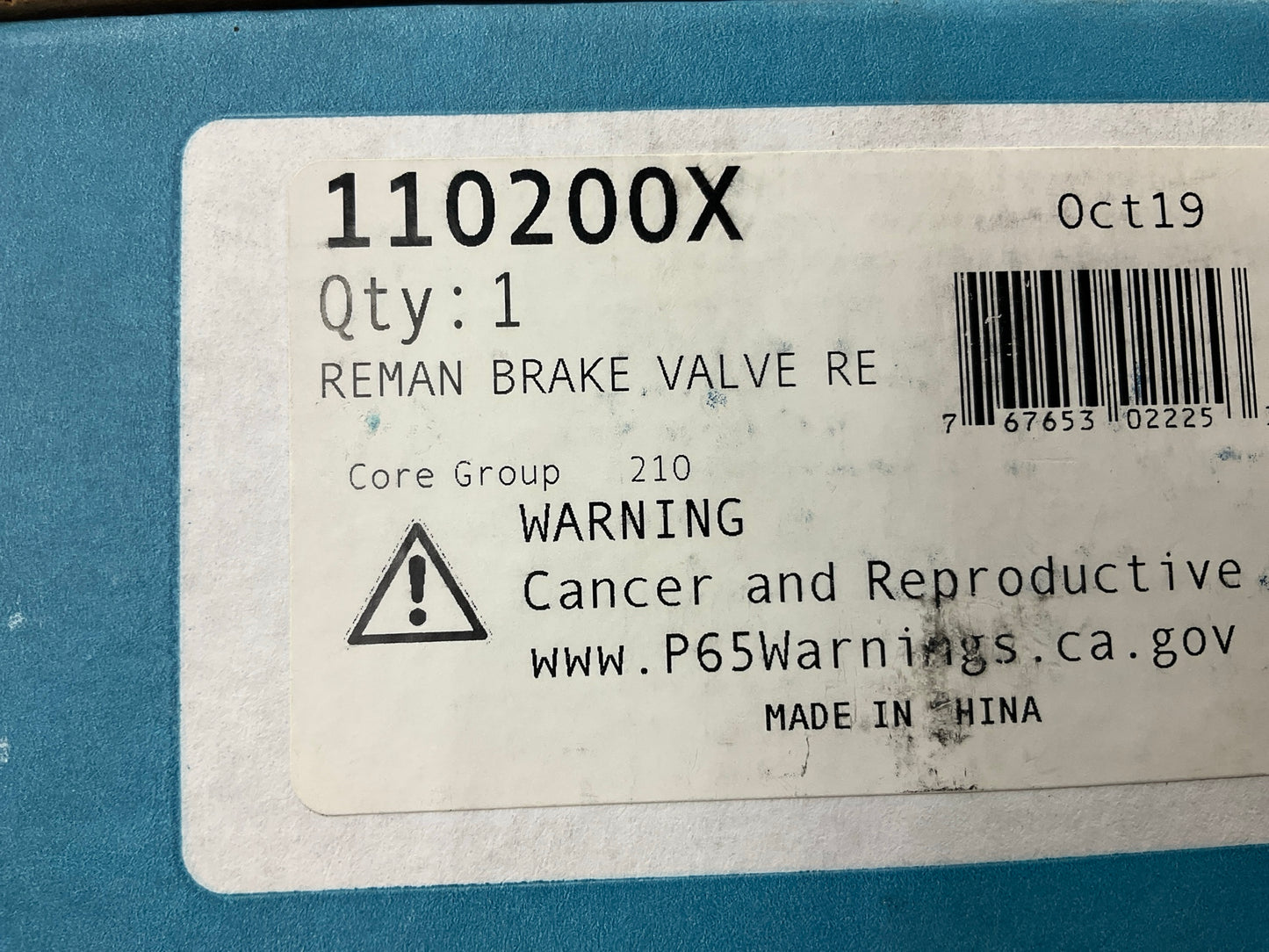 Reman Haldex Midland 110200X Like Nu Sealco Air Brake Emergency Relay Valve