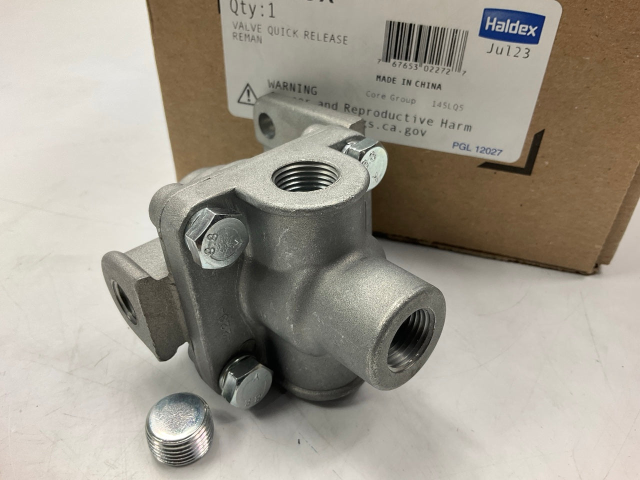 REMAN. Haldex 229505X Front Axle LQ-2 Limiting Quick Release Valve