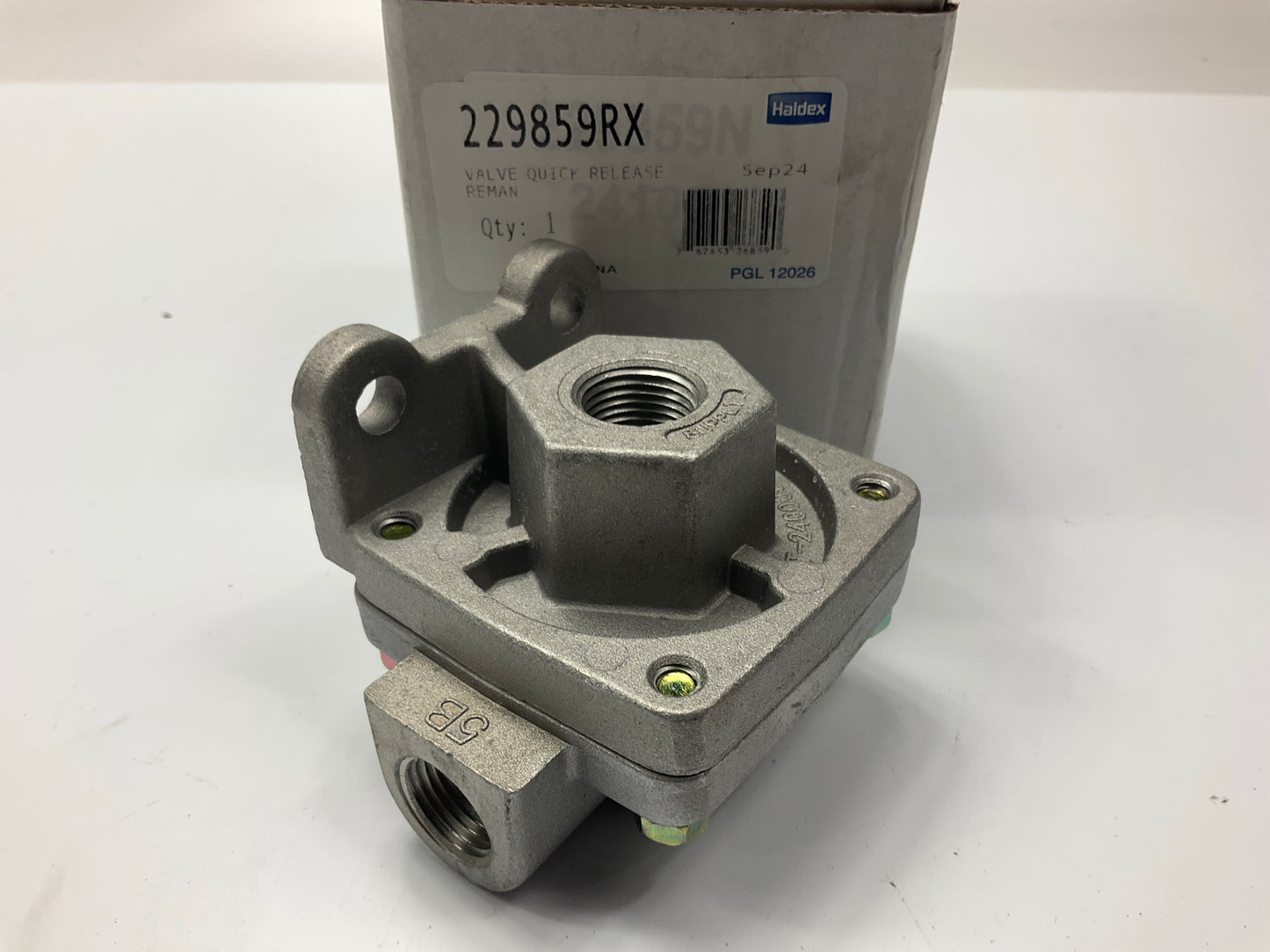 Remanufactured HALDEX 229859RX Bendix QR1 Air Brake Quick Release Valve KN32005