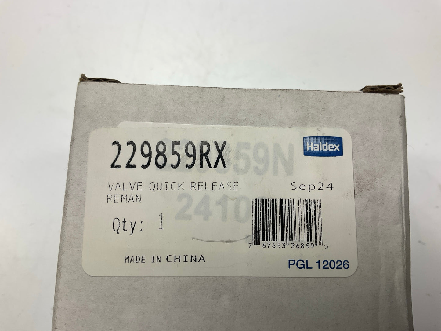 Remanufactured HALDEX 229859RX Bendix QR1 Air Brake Quick Release Valve KN32005