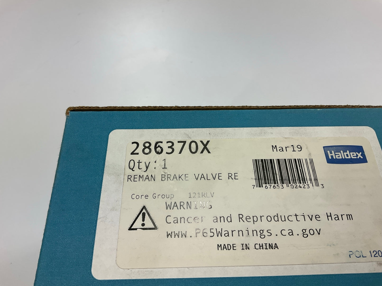 REMAN. Haldex 286370X R-8 Brake Relay Valve