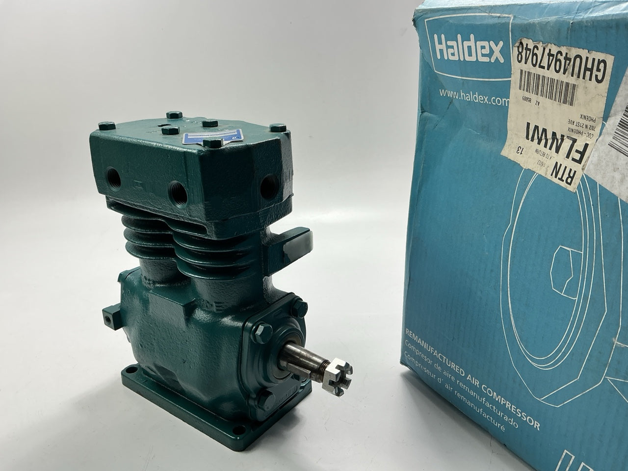 W/O Any Hardware REMAN Haldex 286526X LikeNu Tu-Flo TF501 Air Brake Compressor