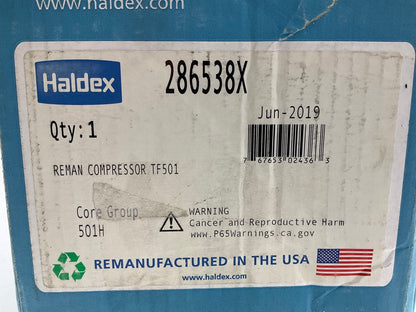 REMAN Haldex 286538X TF501 Air Brake Compressor Detroit Diesel 0 Tilt Tu-Flo 501