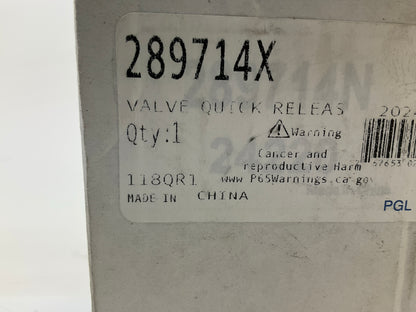 REMAN. Haldex 289714X QR-1C Quick Release Valve