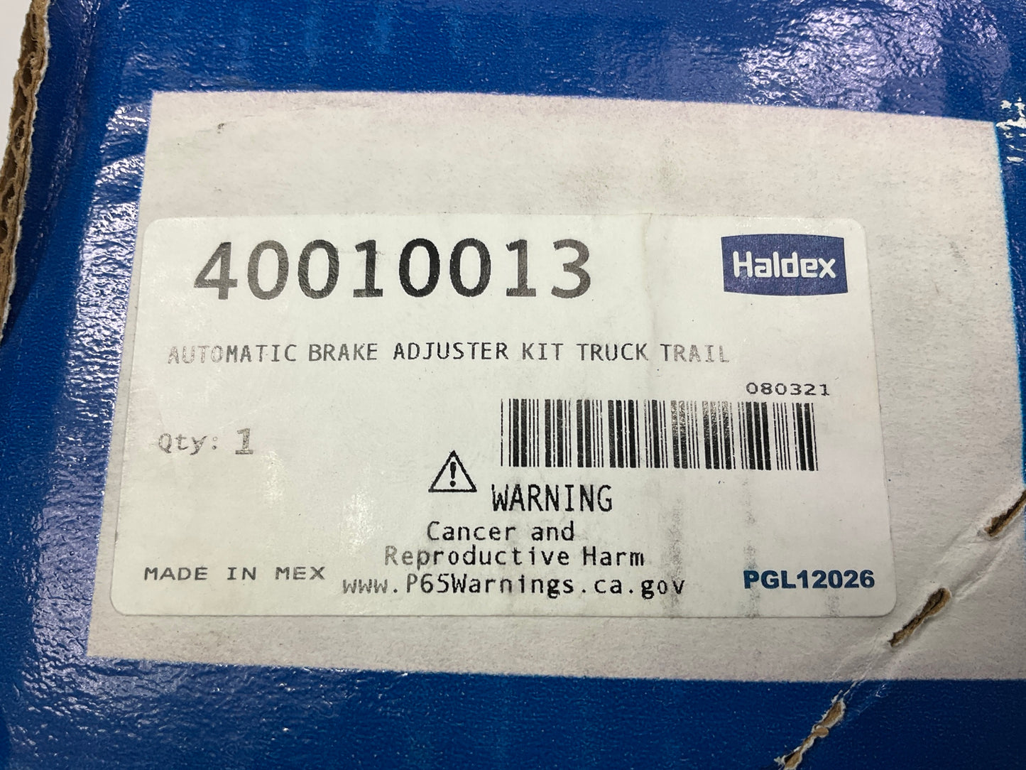 Haldex 40010013 Automatic Brake Adjuster ABA 1.25'' Cam / 10-Spline / 5.5'' Arm