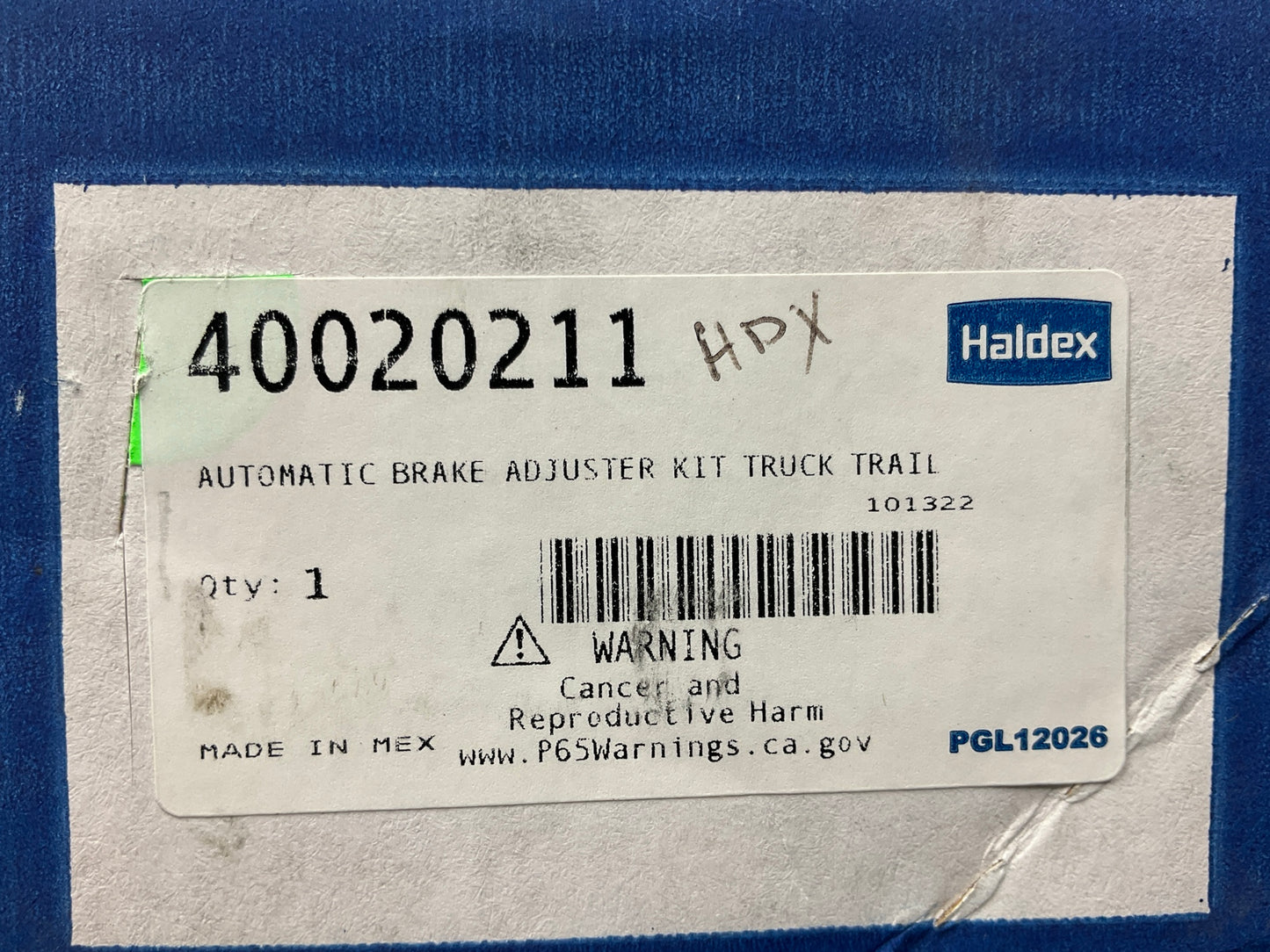 Haldex 40020211 Auto Brake Slack Adjuster 5-1/2'' Arm,  1-1/2'' Cam, 28 Spline