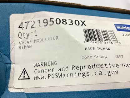 Haldex 4721950830X Meritor WABCO Style ABS Modulator Valve