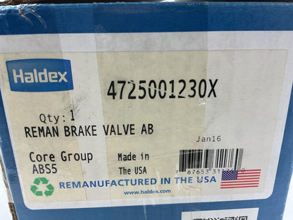 Reman Haldex 4725001230X Meritor WABCO Style ABS Rear Valve Pack 4725001230
