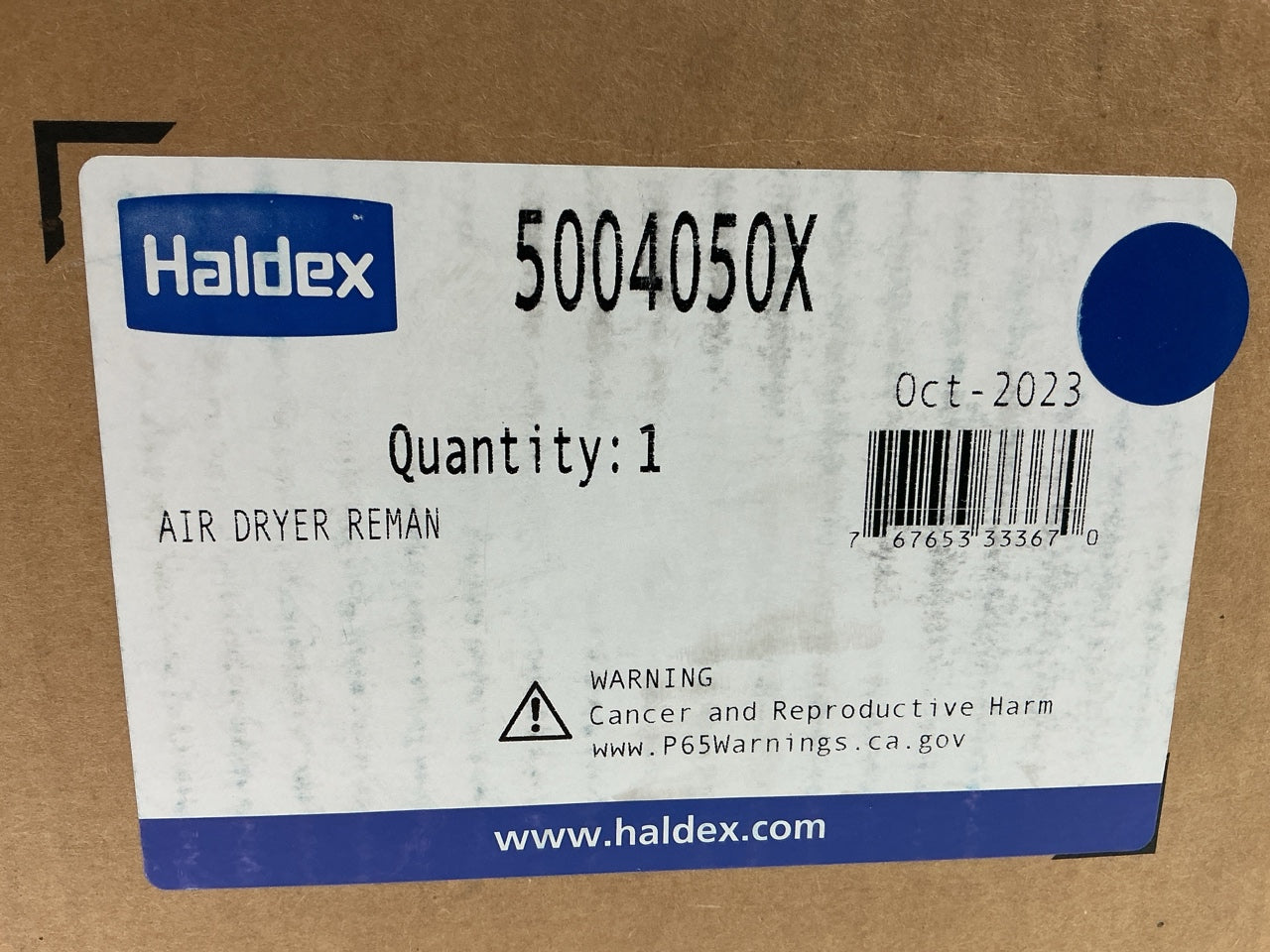 REMAN. Haldex 5004050X Bendix AD-IS Air Brake Dryer  3-Port, 12 Volt, 90 Watt