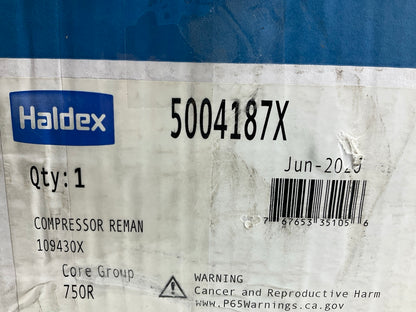REMAN. Haldex 5004187X TF750 Air Brake Compressor - Detroit Diesel 60 Series 0°