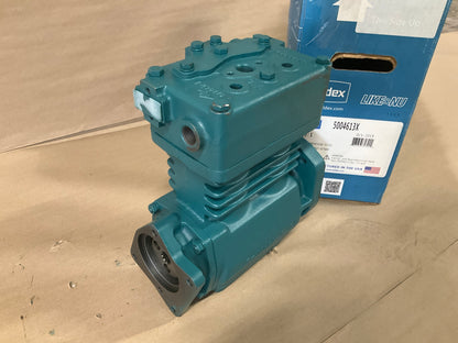 REMAN. Haldex 5004613X TF550 Flange Mount Air Brake Compressor For CAT  0° Tilt