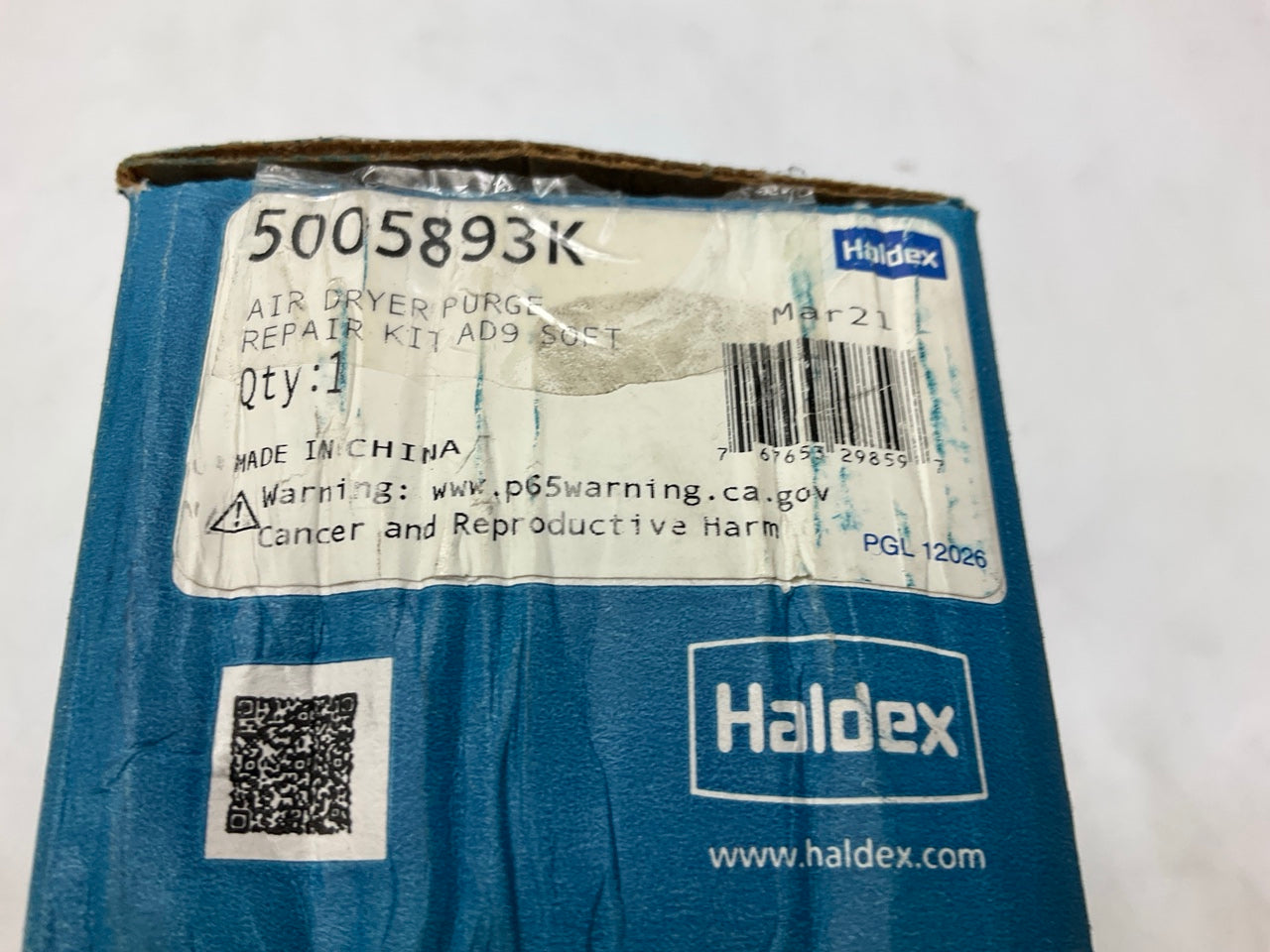 Haldex 5005893K Purge Valve Maintenance Kit For Bendix AD-9 Air Brake Dryer