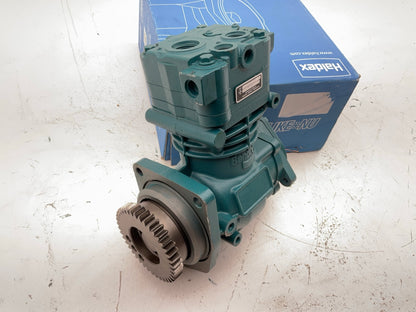 REMAN. Haldex 5012533X BA921 Flange Mount Air Brake Compressor For CAT C15 C16