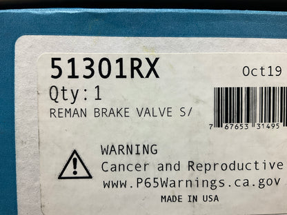 REMAN. Haldex 51301RX  TRAMEC Trailer Emergency Valve (TEV)