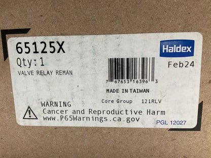 HALDEX 65125X  R-12H Air Brake Relay Valve