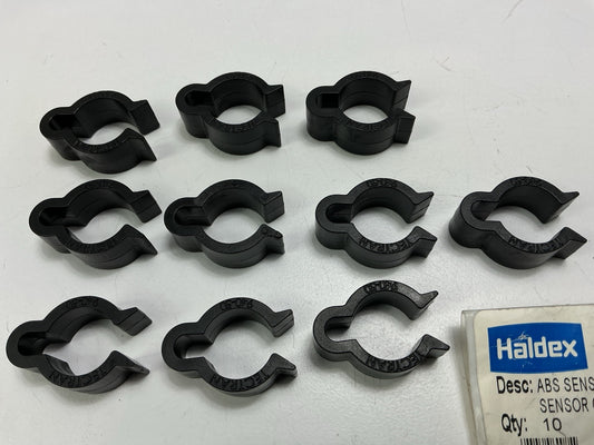 (10) Haldex AL920809 ABS Sensor Wire Retainer Clip .250'' Dia. 3/8'' To 1/2'' Hose