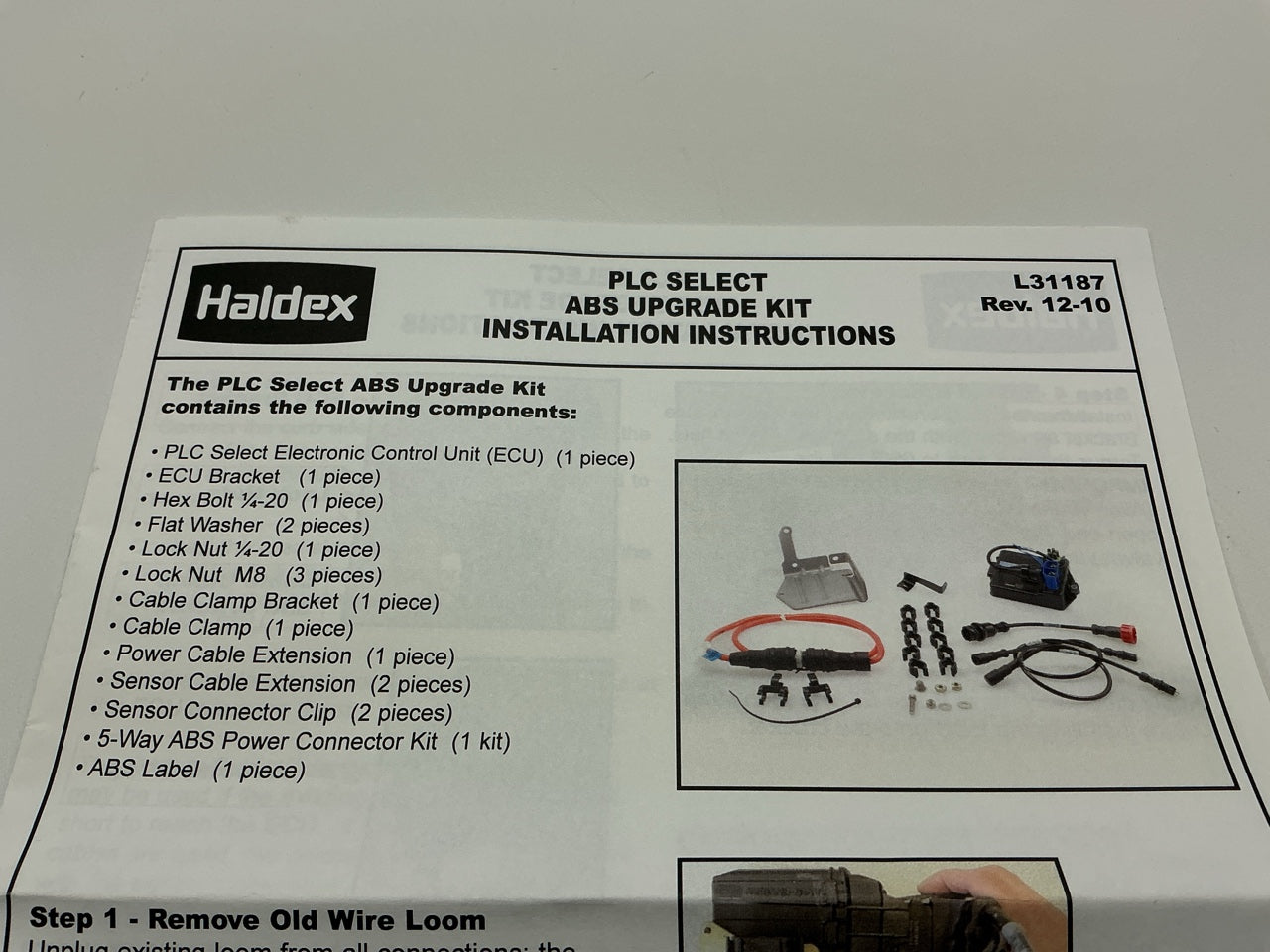 Genuine Haldex AQ964110 ABS Upgrade Kit - 2S/1M A7 ECU Upgrade Kit