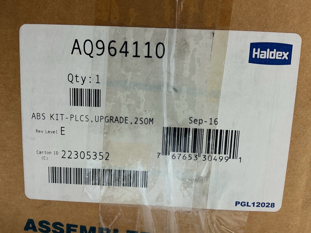 Genuine Haldex AQ964110 ABS Upgrade Kit - 2S/1M A7 ECU Upgrade Kit