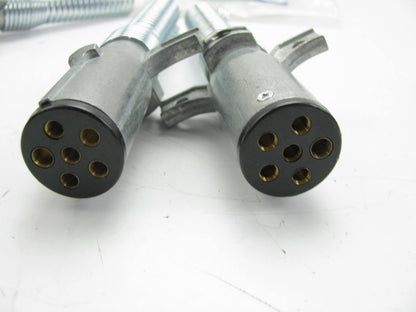 (3) Haldex BE23604 6 Way Plug With Spring Guard 055049, 15-630, 179.1025, 421122