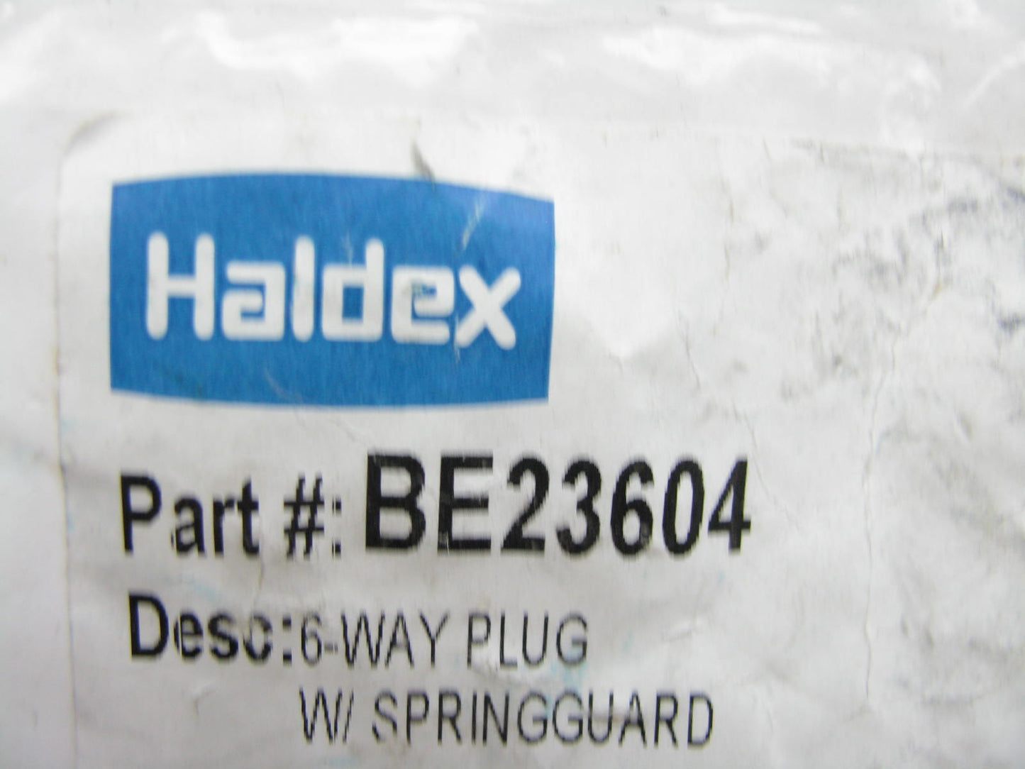 (3) Haldex BE23604 6 Way Plug With Spring Guard 055049, 15-630, 179.1025, 421122