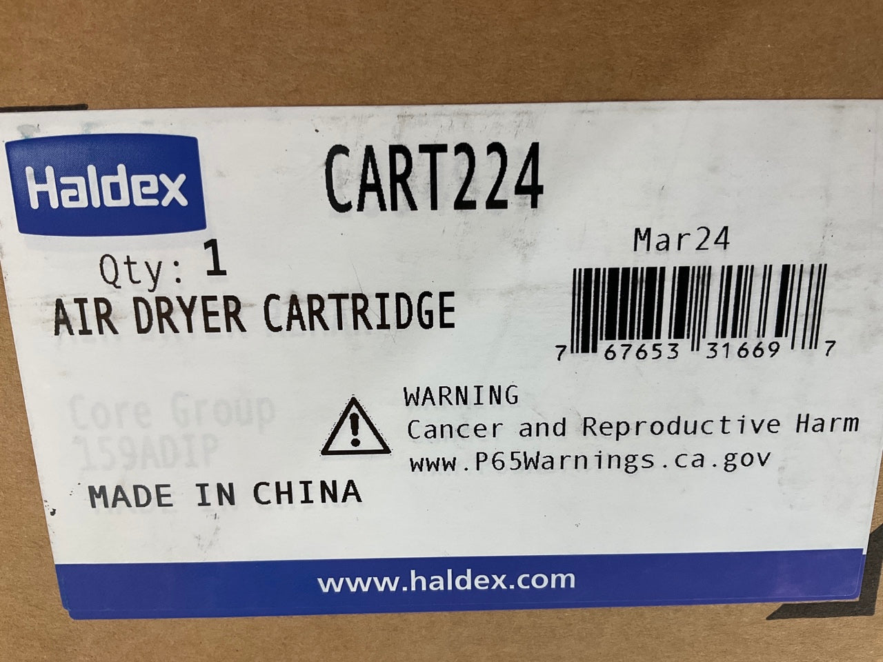 Haldex CART224 Air Brake Dryer Cartridge #224