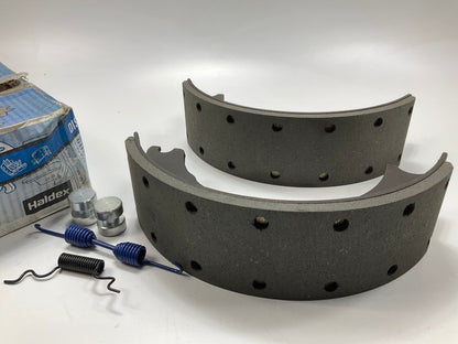 RELINED Haldex CB1308EG Front Brake Shoes 15''x4'', 1308E, 23000 Lbs (23K Lbs)