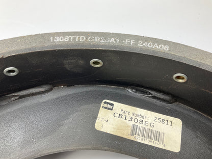 RELINED Haldex CB1308EG Front Brake Shoes 15''x4'', 1308E, 23000 Lbs (23K Lbs)