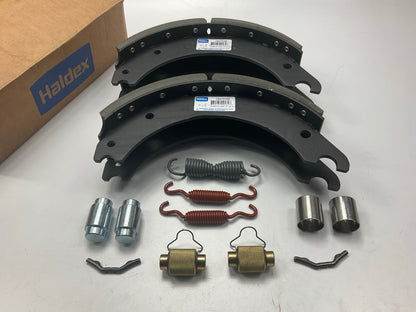 Relined Haldex CB4702QG Brake Shoes # 4702 For 15'' Meritor ''Q'' Plus, 23,000 Lbs.