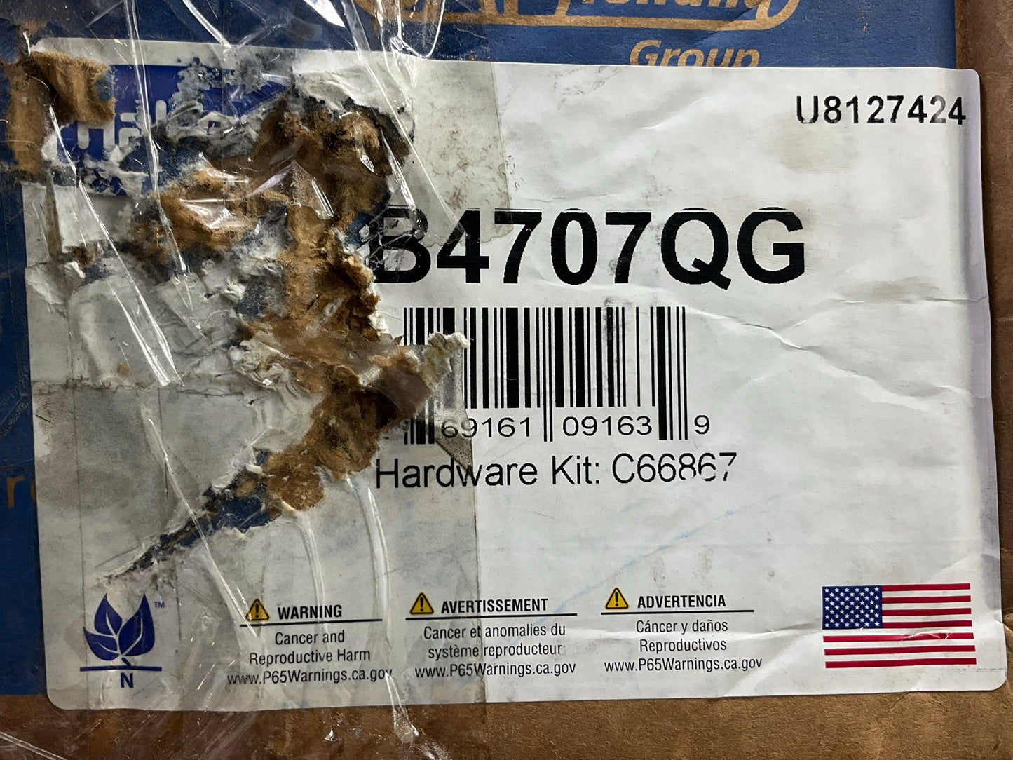 Haldex CB4707QG Brake Shoe Kit 16-1/2''x7'' 20,000 Lb  Meritor ''Q'' Plus 4707