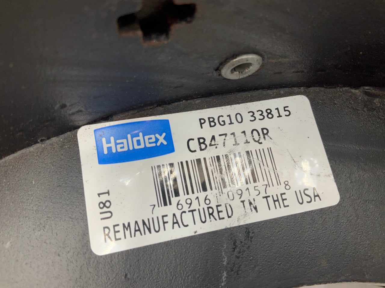 (2) Haldex CB4711QR Brake Shoes 16.5'' X 8 5/8'' Arvin Meritor ''Q+'' Extended 4711